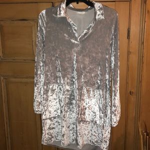 Shimera crushed velvet night shirt XS